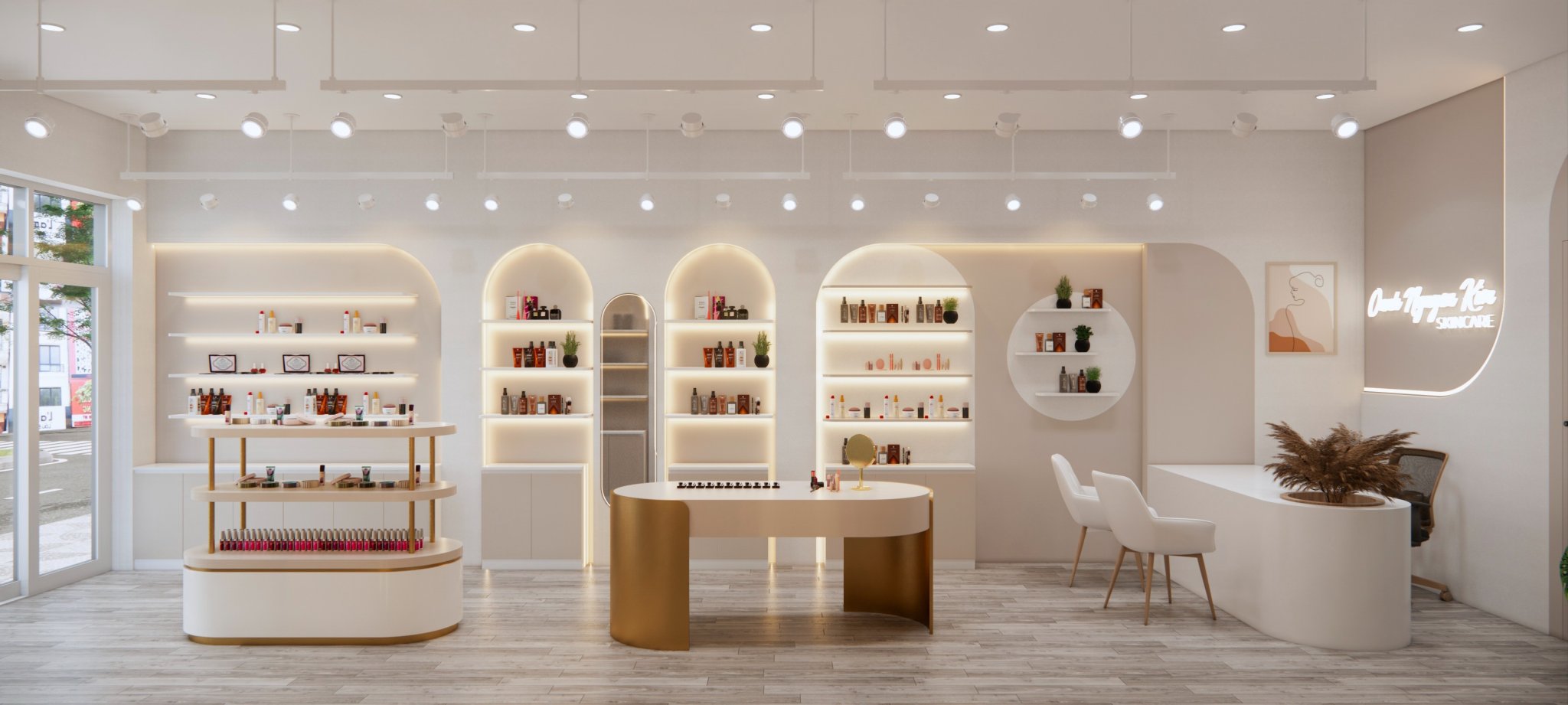 Façade & signage — identity power
