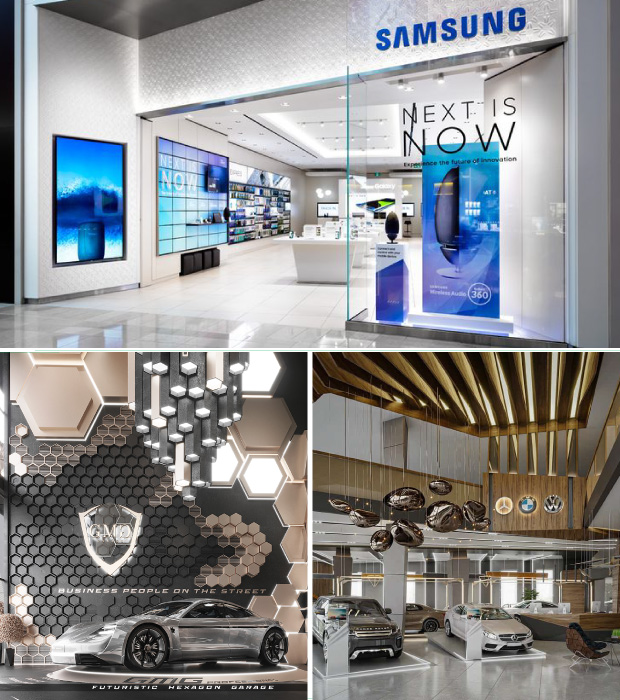 Showroom & Supermarket Construction — Construction sample 2
