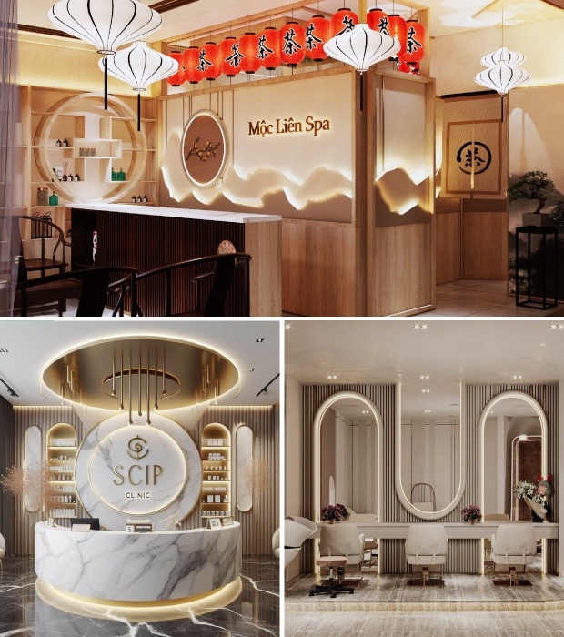 Thiết Kế Thi Công Spa, Shop — Mẫu thi công 2