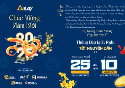 THÔNG BÁO LỊCH NGHỈ TẾT NGUYÊN ĐÁN 2025