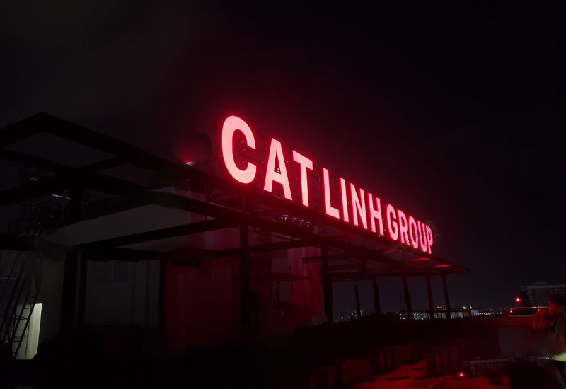 Thi Công Chữ Nổi Inox Cát Linh Group