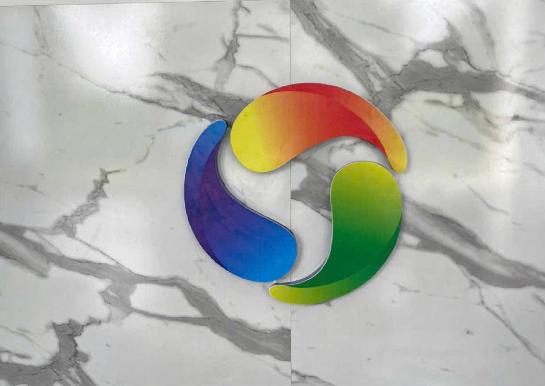Thiết Kế & Thi Công Vách Logo, Quầy Lễ Tân Cho Công Ty TNHH Brilliant Printing
